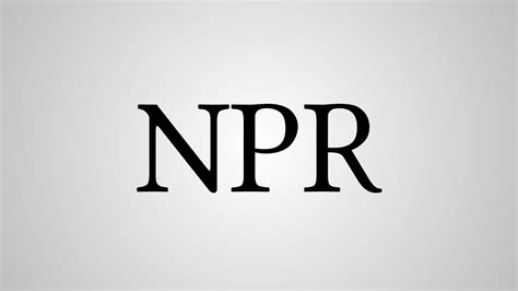 what does npr mean in dating